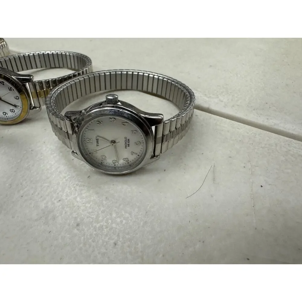 Lot of 10 Vintage Timex Watch Mixed Style For Men's & Women's For Parts/Repair